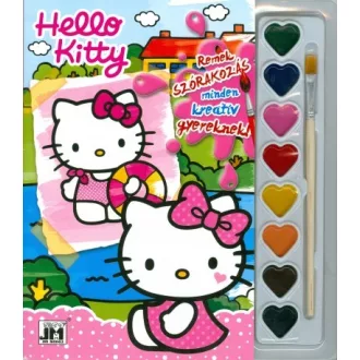 Hello Kitty - A5 kifestő festőkészlettel 2