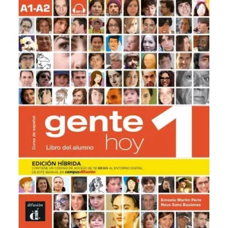   Gente Hoy 1 (A1-A2) Edición híbrida Libro del alumno + Campus (12 meses)