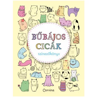 Bűbájos cicák - Színezőkönyv