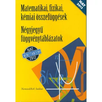   Négyjegyű függvénytáblázatok - matematikai, fizikai, kémiai összefüggések