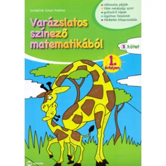 Varázslatos színező matematikából 1. évfolyam B kötet