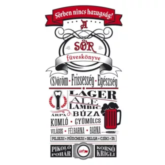 Sörben nincs hazugság! - A sör füveskönyve