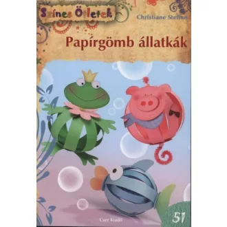 Papírgömb állatkák - Színes Ötletek 51.