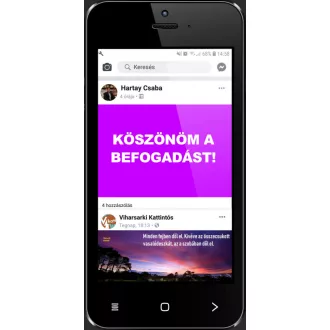 Köszönöm a befogadást! - Viharsarki kattintós
