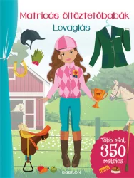   Matricás öltöztetőbabák - Lovaglás - Több mint 300 matrica