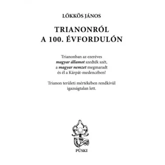 Trianonról a 100. évfordulón