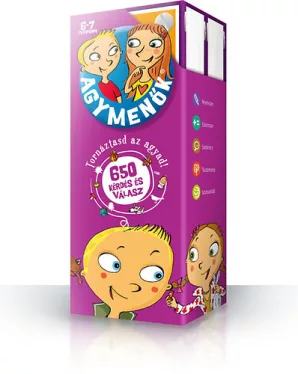 Agymenők kártyacsomag 6-7 éveseknek - Tornáztasd az agyad! 650 kérdés és válasz