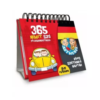   Agymenők - Képes szótanuló naptár - 365 német szó példamondatokkal - 9-11 éveseknek
