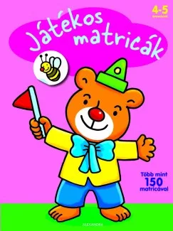 Játékos matricák - Maci