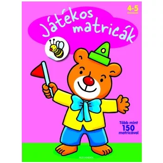Játékos matricák - Maci