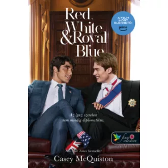   Red, White & Royal Blue - Vörös, fehér és királykék - filmes borítóval