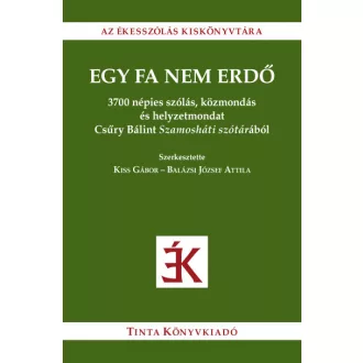  Egy fa nem erdő - 3700 népies szólás, közmondás és helyzetmondat Csűry Bálint Szamosháti szótárából