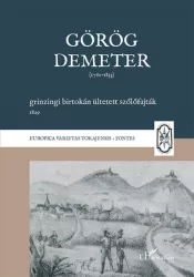   Görög Demeter grinzingi birtokán ültetett szőlőfajták, 1829