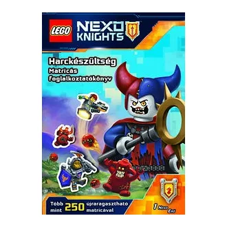   LEGO NEXO KNIGHTS - Harckészültség - Matricás foglalkoztatókönyv