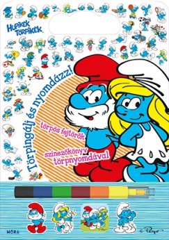 Törpingálj és nyomdázz! - színezőkönyv törpnyomdával