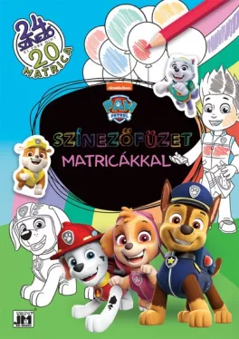 Színezőfüzet matricákkal - Mancs őrjárat