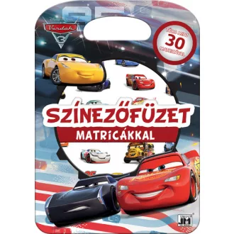   Színezőfüzet matricákkal - Verdák - Több mint 30 matricával