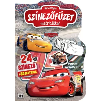 Különleges színezőfüzet matricákkal: Verdák 3