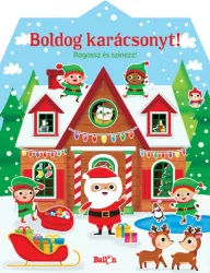 Boldog karácsonyt! - Ragassz és színezz!