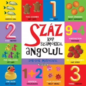 Száz kép számokkal angolul - Sok-sok matricával