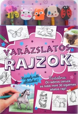 Varázslatos rajzok - Rajzolj cuki állatokat!