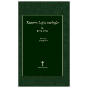 Kelemen Lajos levelezése II. 1910-1919