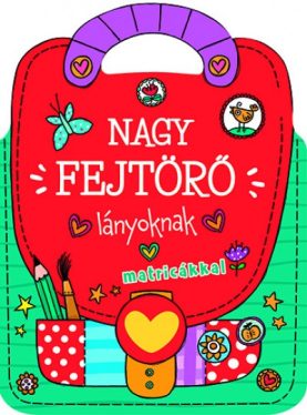 Nagy fejtörő - lányoknak matricákkal