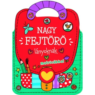 Nagy fejtörő - lányoknak matricákkal