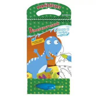   Varázsecset - Dinoszauruszok - Színezd ki a varázsecsettel