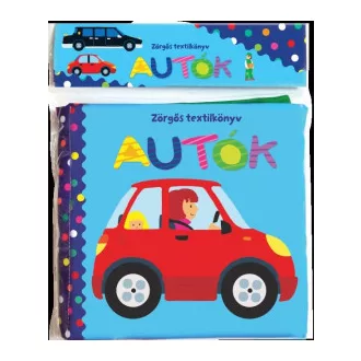 Zörgős textilkönyv - Autók*