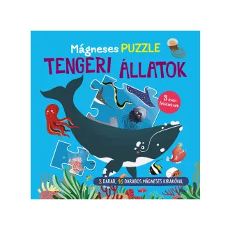 Mágneses puzzle - Tengeri állatok