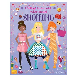 Csillogó öltöztető matricákkal - Shopping