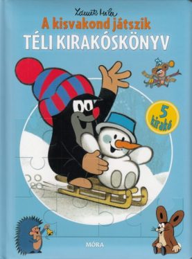 A kisvakond játszik - Téli kirakóskönyv - 5 puzzle oldallal