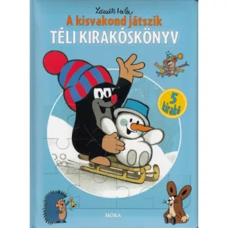   A kisvakond játszik - Téli kirakóskönyv - 5 puzzle oldallal