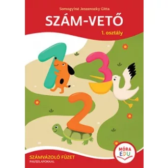   Szám-vető - 1. osztály - Számvázoló füzet pauszlapokkal