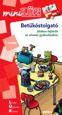 Betűkóstolgató 1. osztály - LDI210 - Játékos fejtörők az olvasás gyakorlásához - MiniLÜK