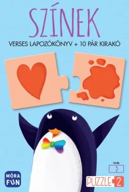 Színek - Verses lapozókönyv + 10 pár kirakó - Játssz a színekkel!