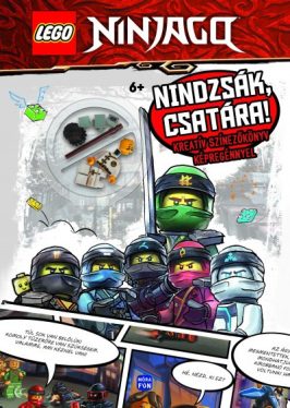 LEGO Ninjago - Nindzsák, csatára! - Kreatív színezőkönyv képregénnyel! - Ajándék Cole minifigurával
