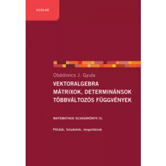   Vektoralgebra; mátrixok, determinánsok; többváltozós függvények