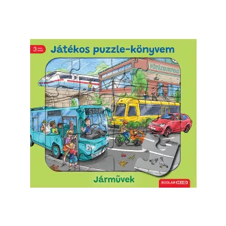 Játékos puzzle-könyvem: Járművek