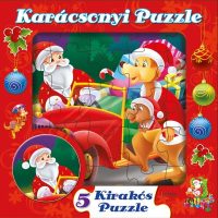 Karácsonyi puzzle - 5 kirakós puzzle mese