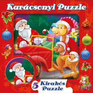 Karácsonyi puzzle - 5 kirakós puzzle mese
