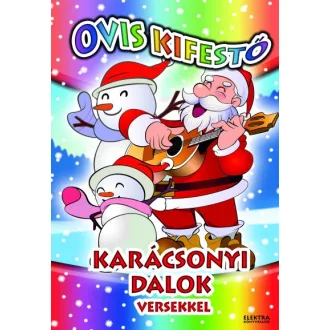 Karácsonyi dalok versekkel - Ovis kifestő