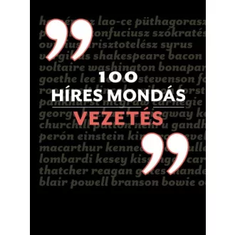 100 híres mondás - Vezetés