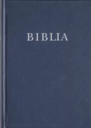 Biblia - (RÚF 2014) középméretű, kék vászonkötésben