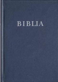 Biblia - (RÚF 2014) középméretű, kék vászonkötésben