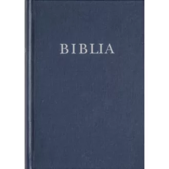 Biblia - (RÚF 2014) középméretű, kék vászonkötésben