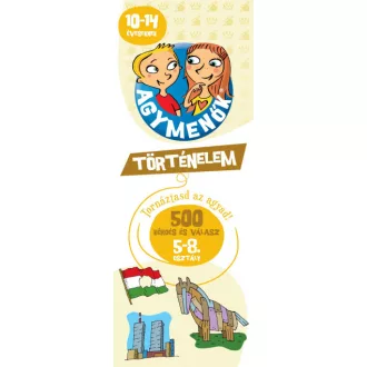   Agymenők Történelem kártyacsomag - 500 kérdés és válasz