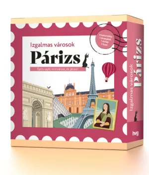 Laura Re - Izgalmas városok - PÁRIZS - Építs saját minivárost, és játssz!