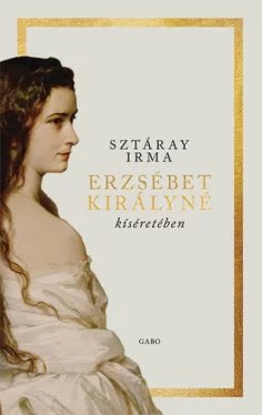 Erzsébet királyné kíséretében